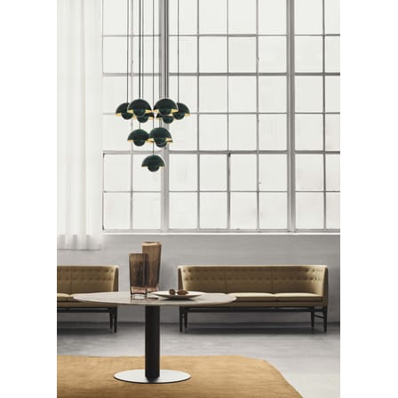 Suspension FlowerPot VP1 métal bleu gris / Ø 23 cm - By Verner Panton, 1969 - &tradition