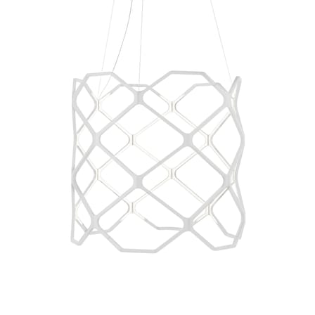 Suspension Titia LED plastique blanc / Ø 70 x H 60 cm - Nemo