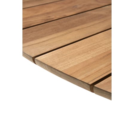 Table ronde Circle Outdoor bois naturel / Teck - Ø 163 cm / 6 personnes - Ethnicraft
