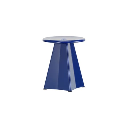 Tabouret Métallique métal bleu / Jean Prouvé, 1936 - Vitra