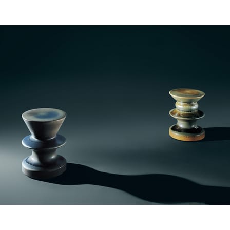 Tavolino d'appoggio Teti ceramica verde / H 44 cm - Prospero Rasulo, 2006 - Zanotta