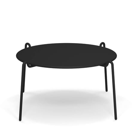 Tavolino Rio R50 metallo nero / Ø 104 cm - Metallo - Emu