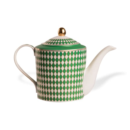 Théière Chess céramique vert / 1,1 L - Pols Potten