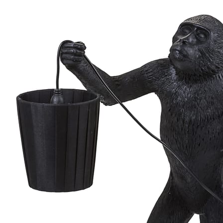 Abat-jour  tissu noir / Pour lampes Monkey - Seletti