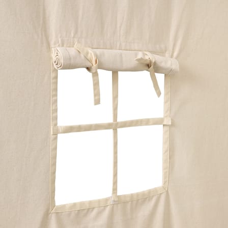Betthimmel Settle textil weiß / Bio-Baumwolle - Ferm Living