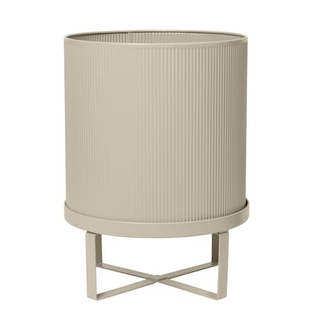 Blumentopf Bau Large metall beige / Ø 28 cm - Metall - Ferm Living