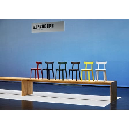 Chaise APC plastique vert / Jasper Morrison, 2016 - Vitra