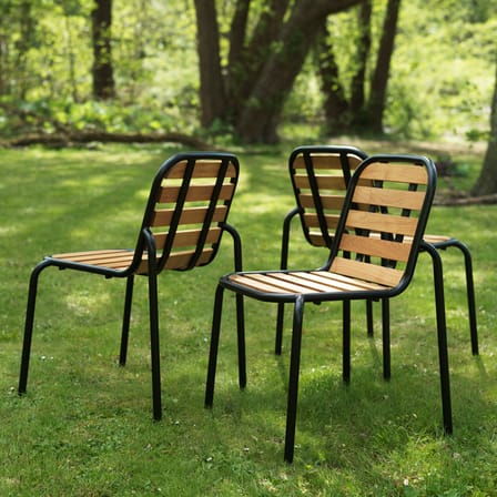Chaise empilable Vig Wood bois naturel - Normann Copenhagen