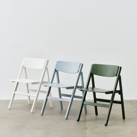 Chaise pliante Backflip bois vert - Hay