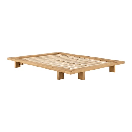 Lit double Japan bois / Pour matelas 140 x 200 cm - KARUP