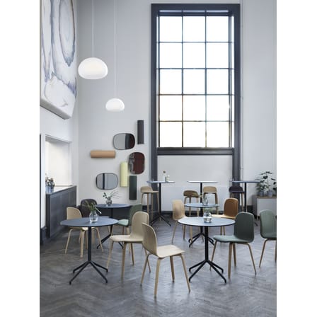 Mange-debout Still Café / Ø 75 x H 95 cm - Linoleum - Muuto