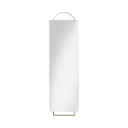 Miroir mural Adorn Large or métal / L 45 x H 159 cm - Laiton - Ferm Living