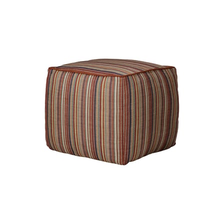 Pouf d'extérieur Zahara Outdoor tissu orange - Ethnicraft