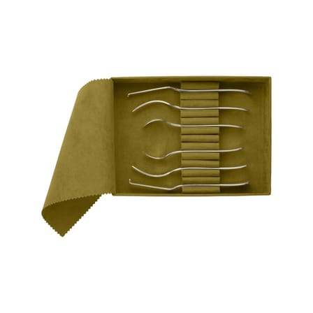 Set de couverts Albi métal / 6 pièces pour fruits de mer - Pour 2 personnes - Christofle
