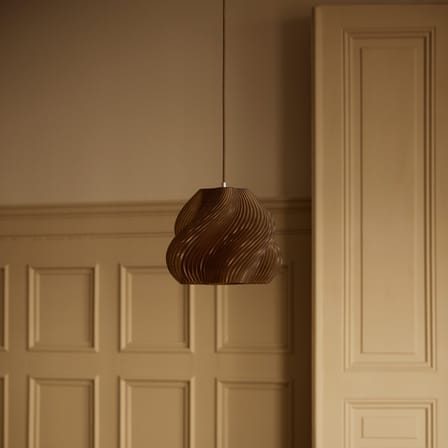 Suspension Soft Serve 02 marron / Ø 31 x H 25 cm - CRÈME ATELIER