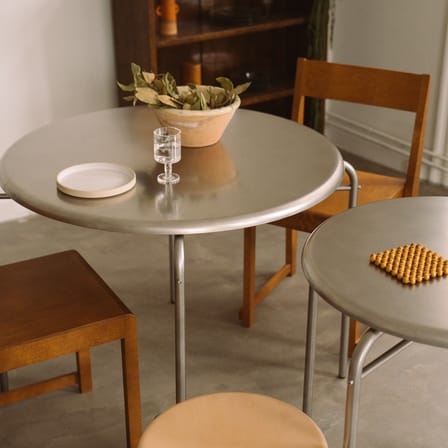 Table ronde Petit Rond OUTDOOR métal / Ø 90 cm - Frama 