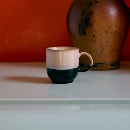 Tasse à café 70s ceramics céramique multicolore / Set de 4 - 25 cl - HK LIVING