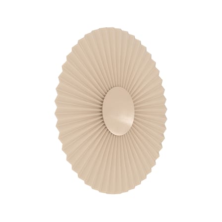 Applique Carmen LED tissu beige /Ø 50 cm - Hartô