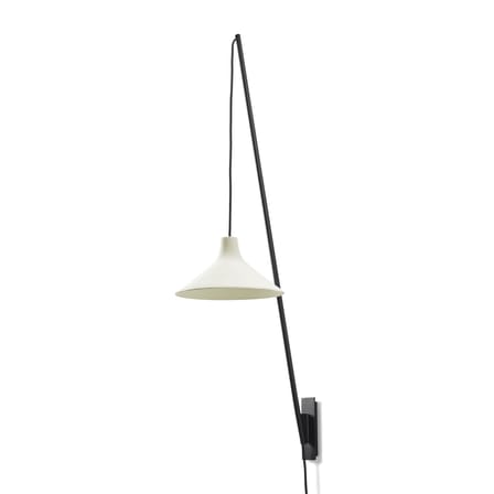 Applique avec prise Seam Medium céramique blanc / H 100 cm - Serax