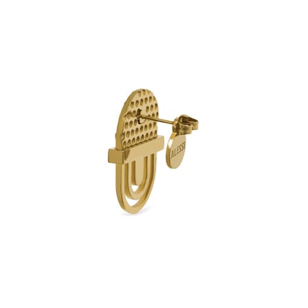 Boucles d'oreilles Venusia - Fresia or métal  / Seconde vie - Alessi