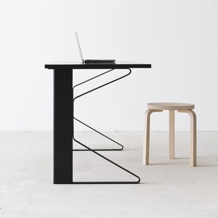 Bureau Kaari bois noir / L 150 x P 65 cm - HPL / Bouroullec, 2015 - ARTEK