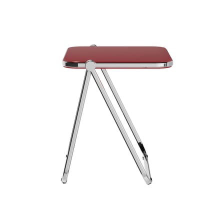 Bureau pliable Platone bois rouge / Giancarlo Piretti, 1970 - 83 x 65 cm - ANONIMA CASTELLI