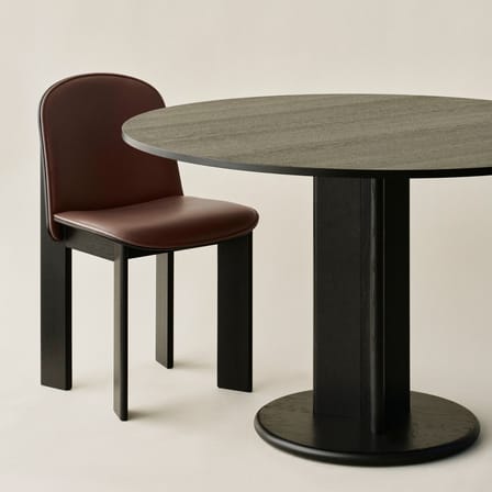 Chaise rembourrée Chisel 65 / Rembourrage cuir - Hay