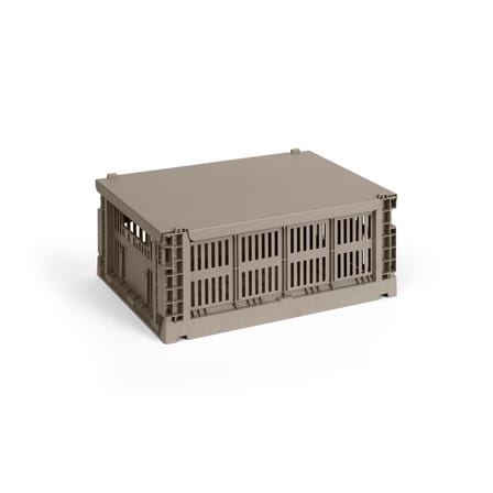 Couvercle  métal gris / Pour panier Colour Crate Medium 26,5 x 34,5 cm - Hay