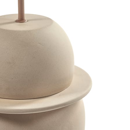 Lampadaire Heritage 02 tissu beige / H 154 cm - Serax