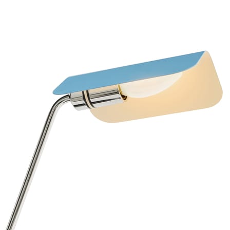 Lampe de table Apex métal bleu / Orientable - Hay