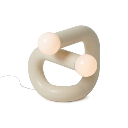 Lampe de table Sphinx métal beige - Axel Chay