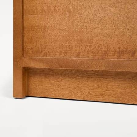 Console basse Ratio bois naturel / Meuble TV - L 140 x H 40 cm - Frama 