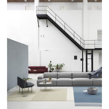 Panier Restore tissu bleu / Ø 52 cm - Feutre 100% recyclé - Muuto