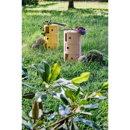 Rangement Componibili Bio plastique vert (1968) / 3 tiroirs - Matériau naturel & biodégradable - Kartell