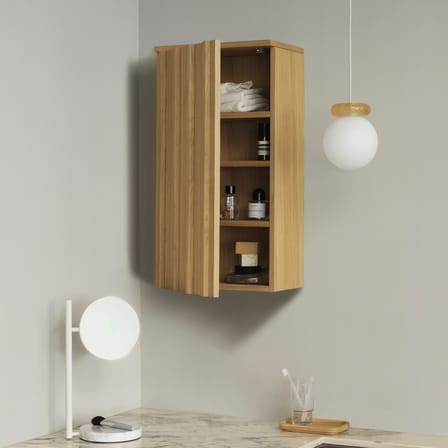 Rangement mural Rib bois naturel / L 40 x P 23 x H 73 cm - Normann Copenhagen