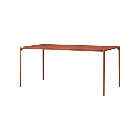 Novo Rectangular table metal orange / 160 x 80 cm - AYTM