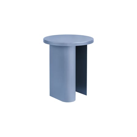 Table d'appoint Sato métal bleu / Ø 35 x H 42,5 cm - NOO.MA