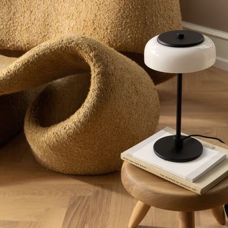 Blossi LED Table lamp glass black / H 31 cm - NUURA