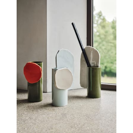 Vase Découpage - Barre céramique vert / Bouroullec, 2020 - Vitra