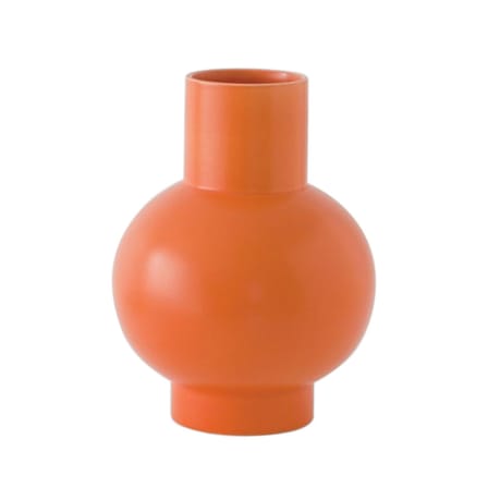 Vase Strøm Extra Large keramik orange / H 33 cm - Keramik / Handgefertigt - raawii