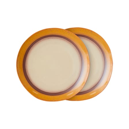 Set de 2 assiettes 70s ceramics / Ø 27,5 cm - HK LIVING