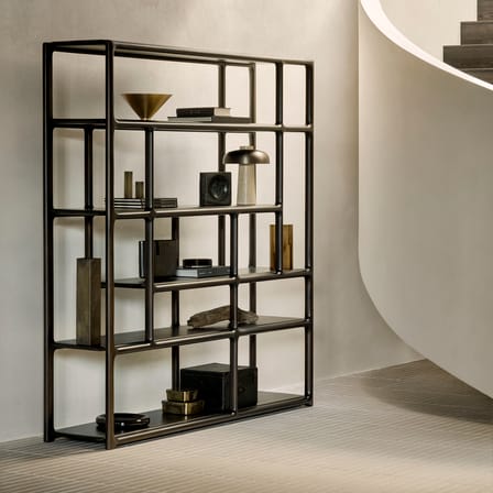 Bücherregal Eda holz braun / B 181 x H 188 cm - Ethnicraft