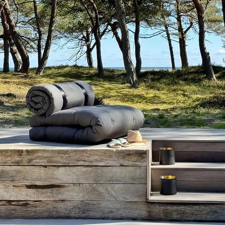 Chauffeuse convertible Buckle Up Outdoor / Bain de soleil & lit d'appoint - KARUP DESIGN
