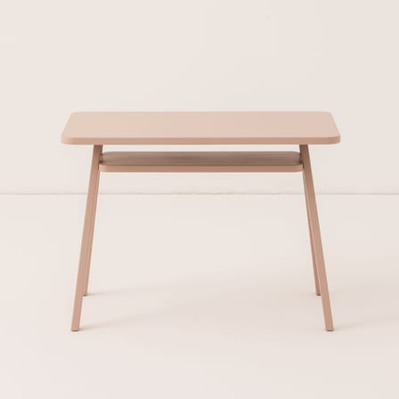 Bureau enfant Growing Green bois rose / 70 x 45 x H 50 cm - NOBODINOZ