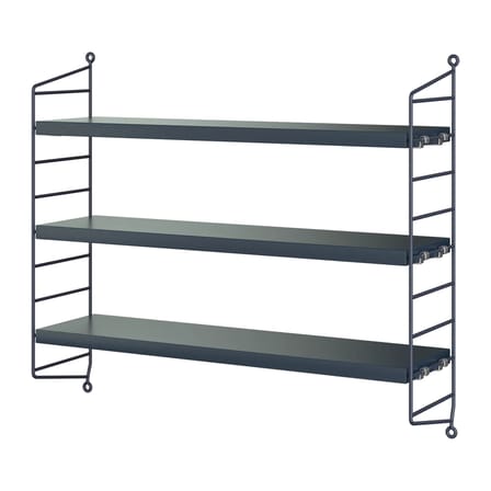 Etagère String® Pocket Bois / L 60 x H 50 cm - Réédition 1949 - String Furniture