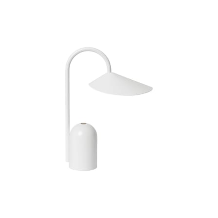 Lampe sans fil rechargeable Arum LED métal blanc - Ferm Living