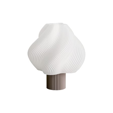 Lampe sans fil rechargeable Soft Serve marron - CRÈME ATELIER