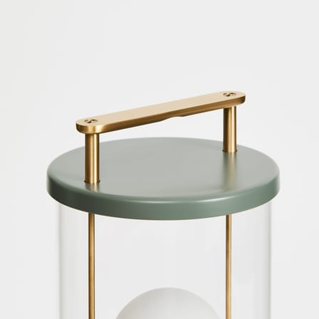 Lampe sans fil rechargeable The Muse 2.0 métal vert / IP44 - TALA
