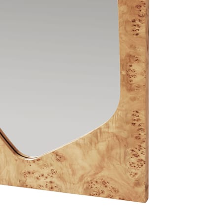 Miroir mural Folia Large bois naturel / L 55 x H 135 cm - Ferm Living