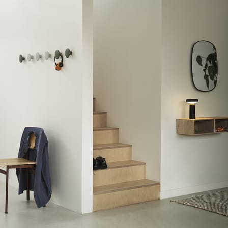 Miroir mural Framed Small métal jaune / 44 x 59 cm - Muuto